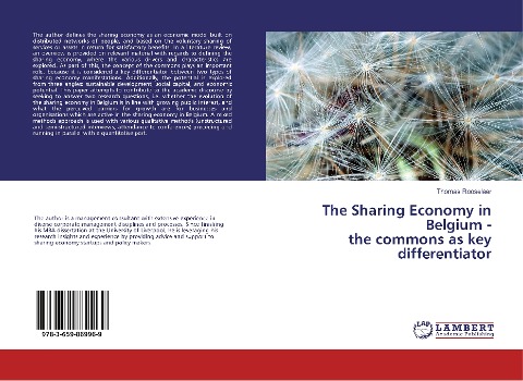 The Sharing Economy in Belgium - the commons as key differentiator