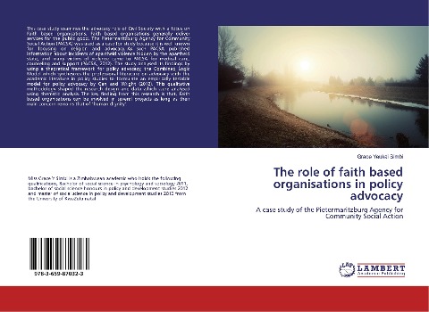 The role of faith based organisations in policy advocacy: A case study of the Pietermaritzburg Agency for Community Social Action