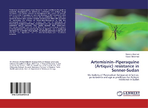 Artemisinin-Piperaquine (Artiquic) resistance in Senner-Sudan: Multiplicity of Plasmodium falciparum infection, parasitaemia and age as predictors for Artiquic resistance in Sudan