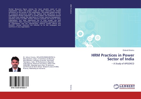 HRM Practices in Power Sector of India: - A Study of APGENCO