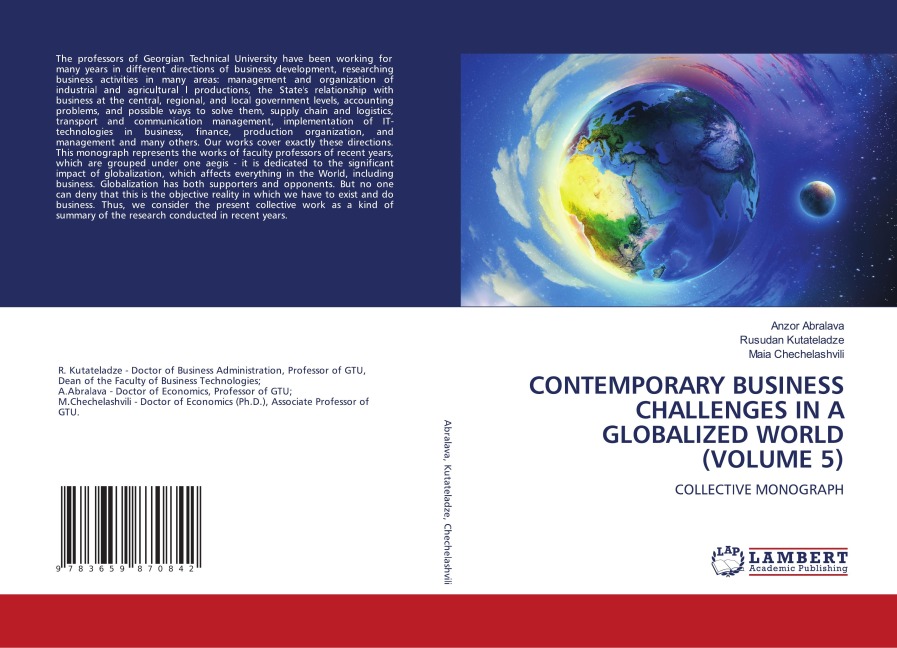 CONTEMPORARY BUSINESS CHALLENGES IN A GLOBALIZED WORLD (VOLUME 5): COLLECTIVE MONOGRAPH
