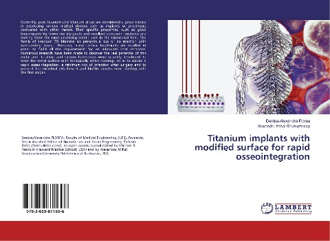 Titanium implants with modified surface for rapid osseointegration