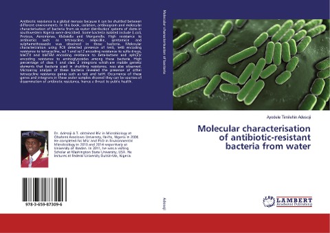 Molecular characterisation of antibiotic-resistant bacteria from water