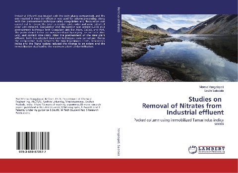 Studies on Removal of Nitrates from Industrial effluent: Packed column using immobilized Tamarindus indica seeds