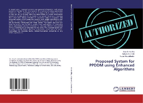 Proposed System for PPDDM using Enhanced Algorithms