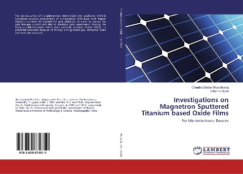 Investigations on Magnetron Sputtered Titanium based Oxide Films: For Microelectronic Devices