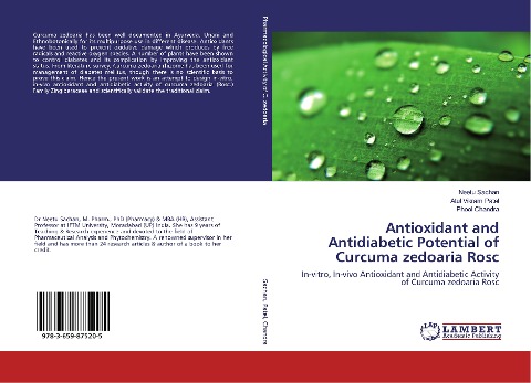 Antioxidant and Antidiabetic Potential of Curcuma zedoaria Rosc: In-vitro, In-vivo Antioxidant and Antidiabetic Activity of Curcuma zedoaria Rosc