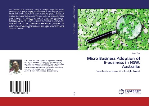 Micro Business Adoption of E-business in NSW, Australia:: Does the Government tick the right boxes?