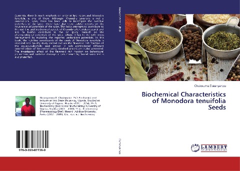Biochemical Characteristics of Monodora tenuifolia Seeds