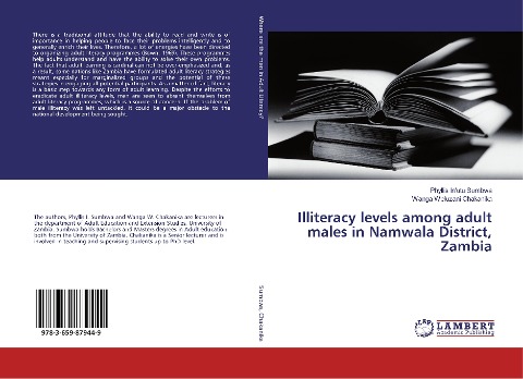 Illiteracy levels among adult males in Namwala District, Zambia