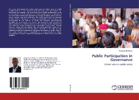Public Participation in Governance: Citizen voice in public policy