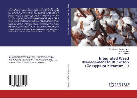 Integrated Weed Management In Bt Cotton (Gossypium hirsutum L.)