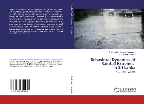 Behavioral Dynamics of Rainfall Extremes in Sri Lanka: From 1981 to 2010