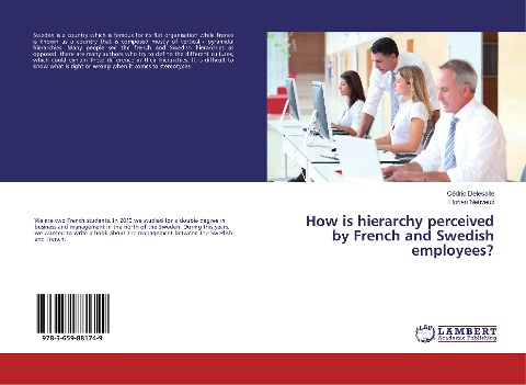 How is hierarchy perceived by French and Swedish employees?