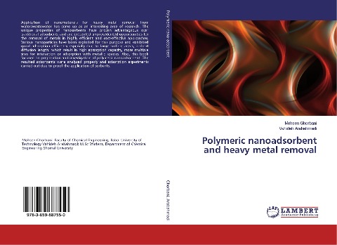Polymeric nanoadsorbent and heavy metal removal