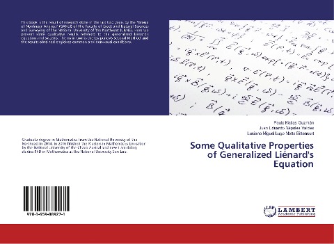 Some Qualitative Properties of Generalized Liénards Equation