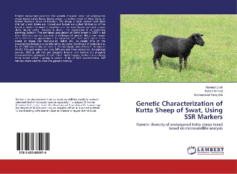 Genetic Characterization of Kutta Sheep of Swat, Using SSR Markers: Genetic diversity of endangered Kutta sheep breed based on microsatellite analysis