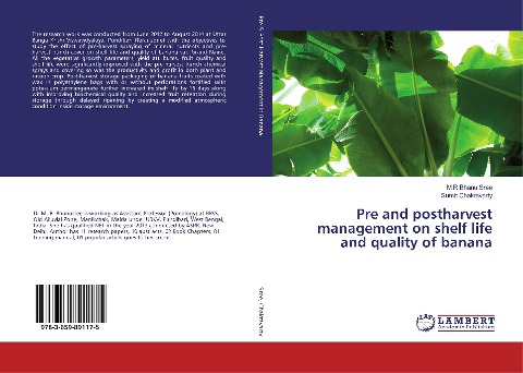 Pre and postharvest management on shelf life and quality of banana