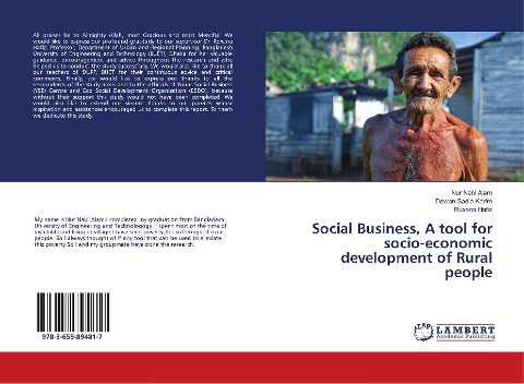 Social Business, A tool for socio-economic development of Rural people
