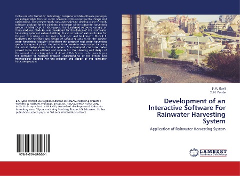 Development of an Interactive Software For Rainwater Harvesting System: Application of Rainwater Harvesting System