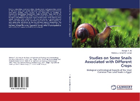 Studies on Some Snails Associated with Different Crops: Biological and Ecological Aspects of the Most Common Two Land Snails in Egypt