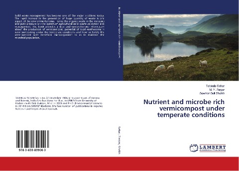 Nutrient and microbe rich vermicompost under temperate conditions