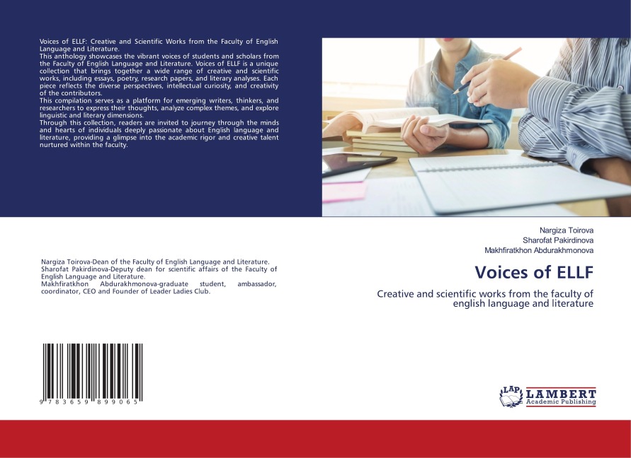 Voices of ELLF: Creative and scientific works from the faculty of english language and literature