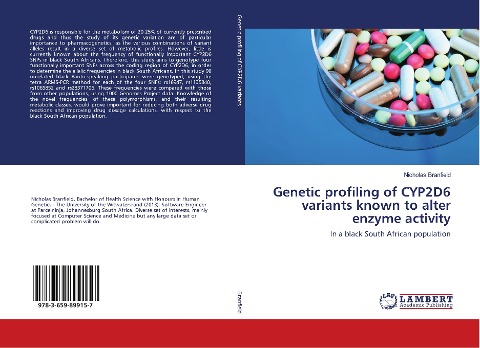 Genetic profiling of CYP2D6 variants known to alter enzyme activity: In a black South African population