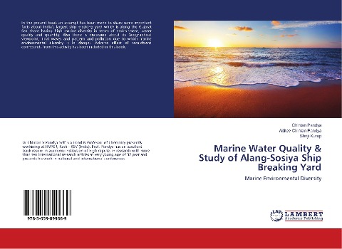 Marine Water Quality & Study of Alang-Sosiya Ship Breaking Yard: Marine Environmental Diversity