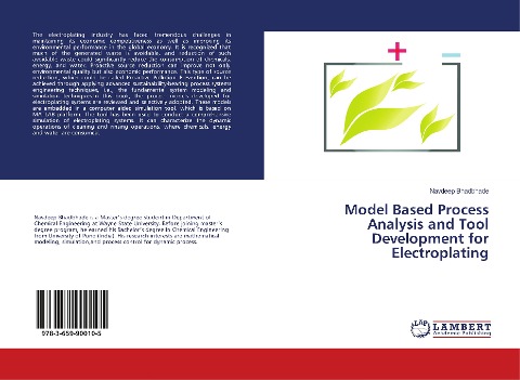Model Based Process Analysis and Tool Development for Electroplating