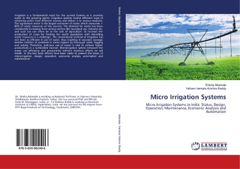 Micro Irrigation Systems: Micro Irrigation Systems in India: Status, Design, Operation, Maintenance, Economic Analysis and Automation
