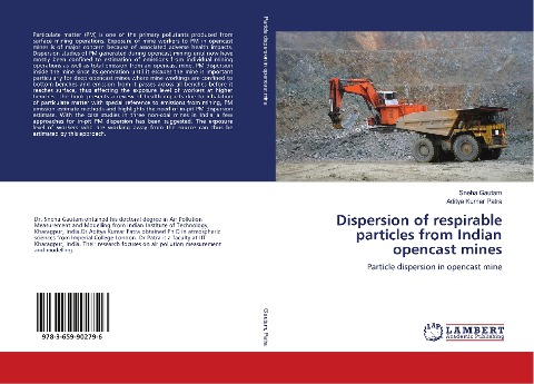 Dispersion of respirable particles from Indian opencast mines: Particle dispersion in opencast mine