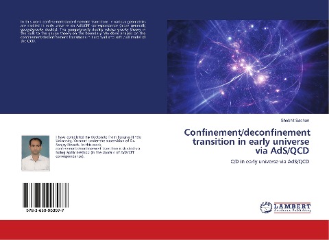Confinement/deconfinement transition in early universe via AdS/QCD: C/D in early universe via AdS/QCD