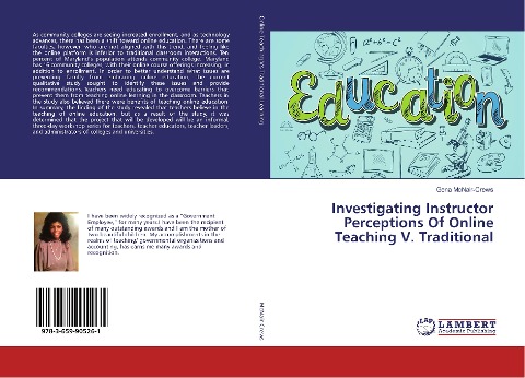 Investigating Instructor Perceptions Of Online Teaching V. Traditional