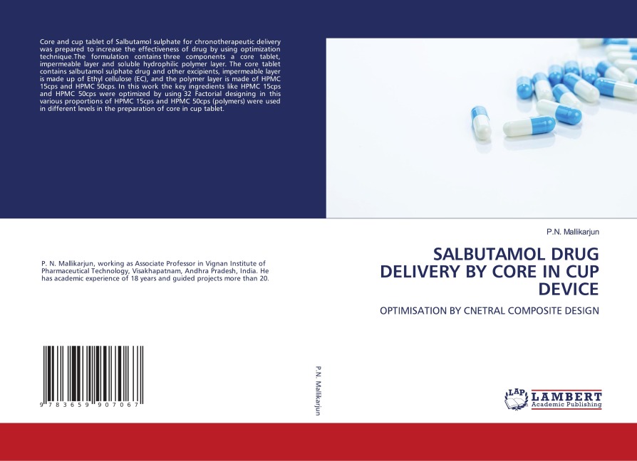 SALBUTAMOL DRUG DELIVERY BY CORE IN CUP DEVICE: OPTIMISATION BY CNETRAL COMPOSITE DESIGN