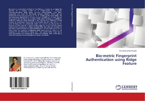 Bio-metric Fingerprint Authentication using Ridge Feature