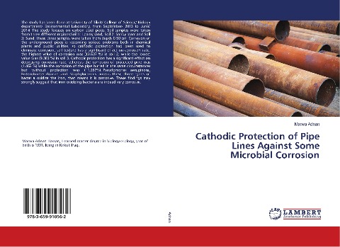 Cathodic Protection of Pipe Lines Against Some Microbial Corrosion