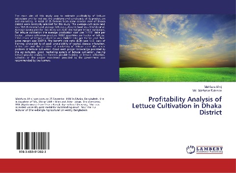 Profitability Analysis of Lettuce Cultivation in Dhaka District