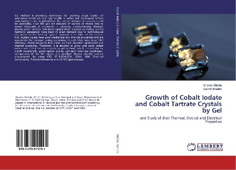 Growth of Cobalt Iodate and Cobalt Tartrate Crystals by Gel: and Study of their Thermal, Optical and Electrical Properties