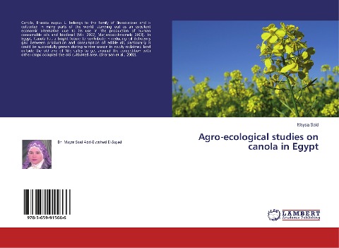 Agro-ecological studies on canola in Egypt