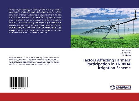 Factors Affecting Farmers Participation in LNRBDA Irrigation Scheme