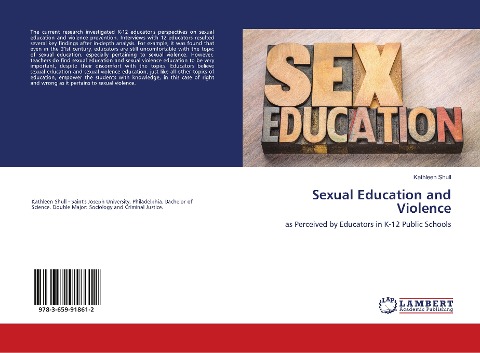 Sexual Education and Violence: as Perceived by Educators in K-12 Public Schools
