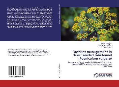 Nutrient management in direct seeded rabi fennel (Foeniculum vulgare): Response of Direct Seeded Rabi Fennel (Foeniculum vulgare Mill.) To Varying Levels of Nitrogen and Phosphorus
