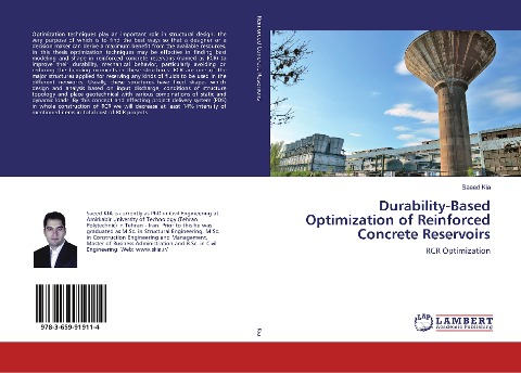 Durability-Based Optimization of Reinforced Concrete Reservoirs: RCR Optimization