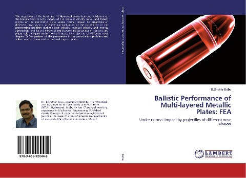 Ballistic Performance of Multi-layered Metallic Plates: FEA: Under normal impact by projectiles of different nose shapes