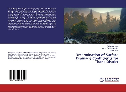 Determination of Surface Drainage Coefficients for Thane District