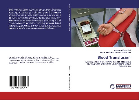 Blood Transfusion: Assessment of Nurses Performance Regarding Nursing Care of Patients Underegoing Blood Transfusion