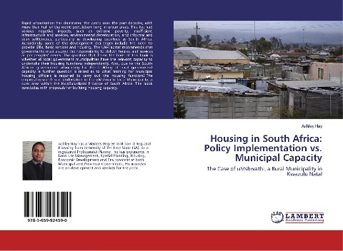 Housing in South Africa: Policy Implementation vs. Municipal Capacity: The Case of uMshwathi, a Rural Municipality in Kwazulu Natal