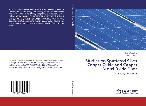 Studies on Sputtered Silver Copper Oxide and Copper Nickel Oxide Films: for Energy Conversion
