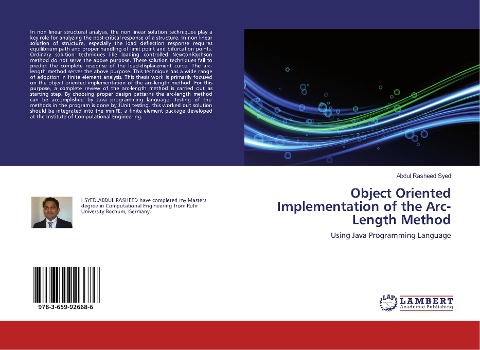 Object Oriented Implementation of the Arc-Length Method: Using Java Programming Language